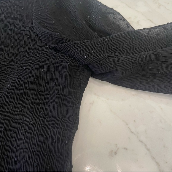 Adrianna Papell black textured blouse - Picture 12 of 16